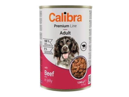 Calibra 1240g Premium with Beef dog