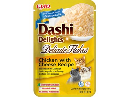 Churu Cat Dashi Delights Delicate Flakes Chick&Cheese 40g