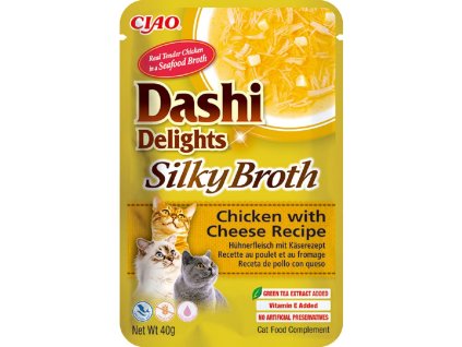 Churu Cat Dashi Delights Silky Broth Chick&Cheese 40g