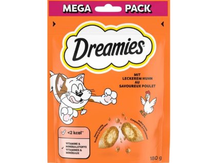 Dreamies Mega Pack kuřecí 180g cat  AKCE
