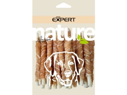 Pet Expert 500g tyčinka žvýkací s kuřecím a chrupavkou 13cm dog