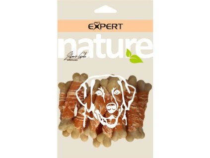 Pet Expert 100g kost kalciová s kuřecím masem 7cm dog