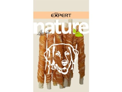 Pet Expert 100g tyč buvolí obalená kuřecím masem 13cm dog