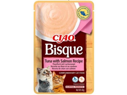 Churu Cat Bisque Tuna with salmon Recipe 40g