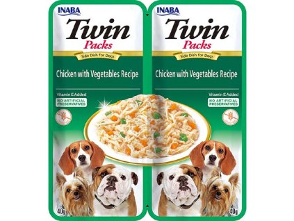 Churu Dog Twin Packs Chick&Veg. in Broth 2x40g