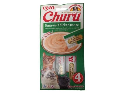 Churu Cat Purée Tuna with Chicken 4x14g