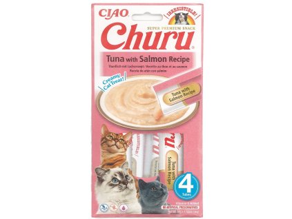 Churu Cat Purée Tuna with Salmon 4x14g