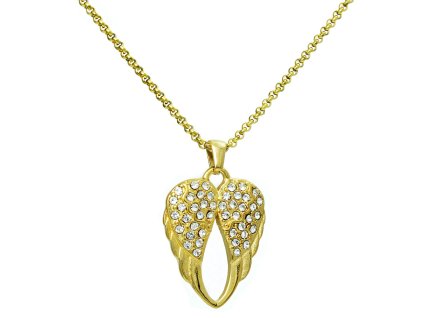 vyr 1249 nahrdelnik damsky kridla se zirkony zlaty 2
