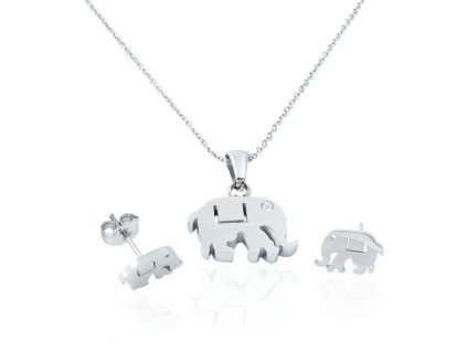 vyr 1258 sada nahrdelnik a nausnice slon