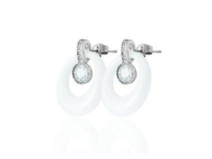 vyr 1431 nausnice s kruhy s keramiky a zirkony na puzetku