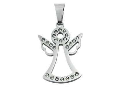 vyr 1459 privesek andelicek s dvacetitrema zirkony 2