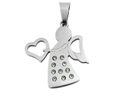 vyr 1462 privesek andelicek se srdcem a kridlem