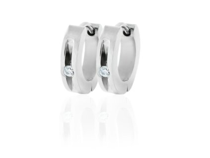 vyr 1507 nausnice kruhy male s jednim zirkonem