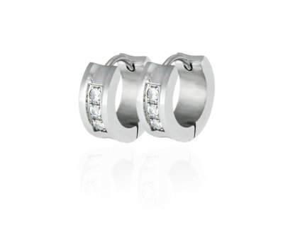 vyr 1575 nausnice male kruhy tri zirkony