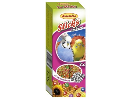 Avicentra tyč andulka vitamín+med 2ks