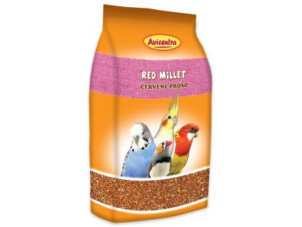 Proso červené 25kg, Avicentra