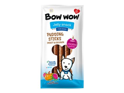 Bow Wow dog Snacks (s hmyzem,kolagenem,dýní a ostropestřcem mariánským) 6ks/bal.