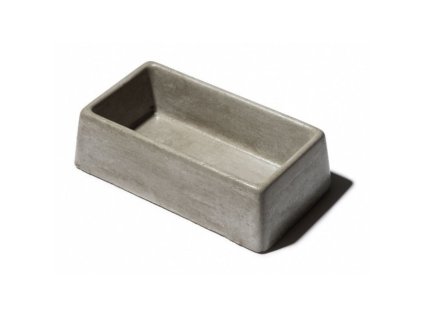 Miska beton č. 85 0,9l obdélník šedá