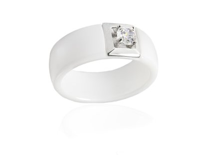 vyr 923 prsten keramicky bily