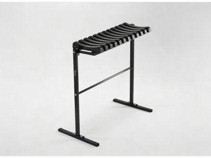 Skládací lavice délky 68 cm se stopou - černá
