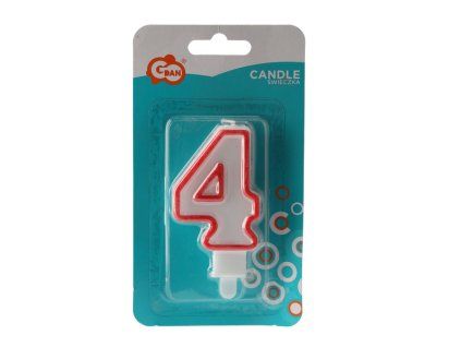 SVÍČKA "4" ČÍSLICE *1213*9024*