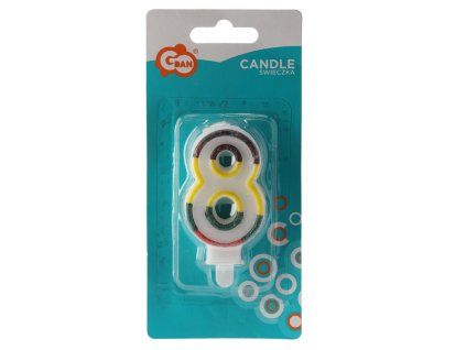 SVÍČKA "8" CIFRA *1251*9062*