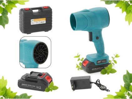 RUČNÍ AKUMULÁTOROVÝ VZDUCHOVÝ FÉN 800 W 21 V