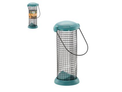 Krmítko pro ptáky s klapkou 9,3 x 8,3 x 21 cm *7977