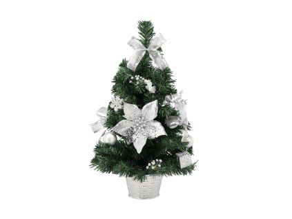 Vánoční stromek 50 cm stříbrný *2255
