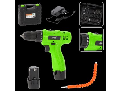 AKU VRTAČKA-ŠROUBOVÁK 500 W 12 V