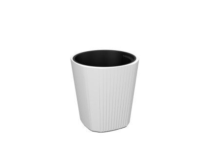Květináč Muza 390 mm nízký bílý *58860