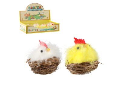 Sada 12 velikonočních kuřátek, mix barev