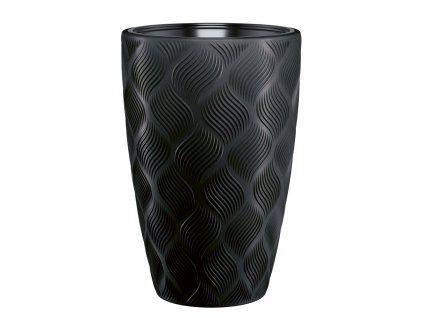 Květináč Flow Slim 400mm Černý