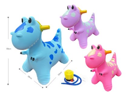 Dino skákací nafukovací + pumpička