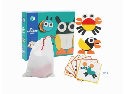 Dřevěné puzzle zvířátka