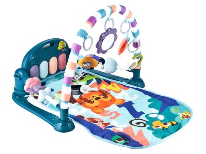 Interaktivní podložka s piánkem modrá