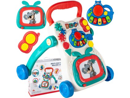 Hudební chodítko s kreslící tabulkou a piánkem