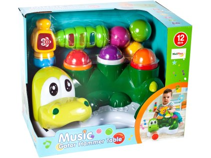 Dinosaurus Krokodýl palička s míčky