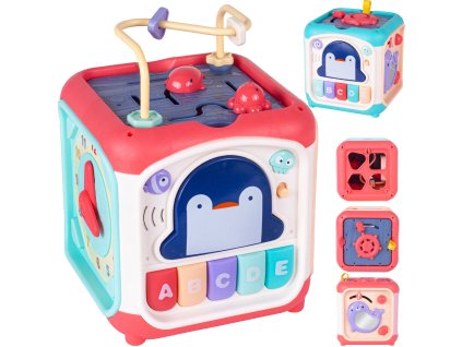 Kostka edukativní tučňáček