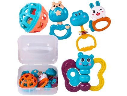 Chrastítka v kufříku 5 ks