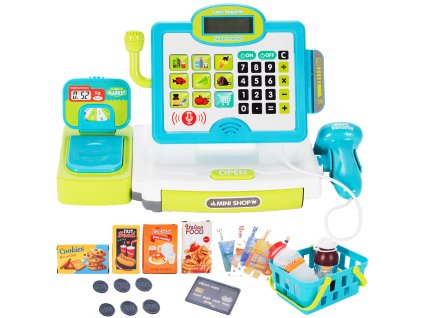 Pokladna s dotykovým panelem a skenerem