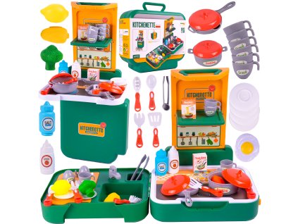 Kufřík kuchyně s dřezem