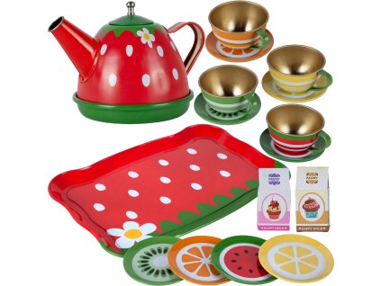 Kovová sada na čaj
