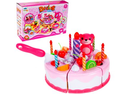 Dort s čajovou soupravou růžovou + konvička