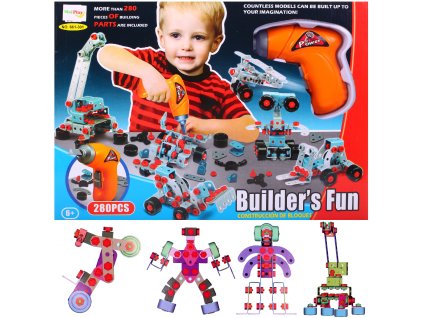 Mega konstruktér s VRTAČKOU 280 prvků