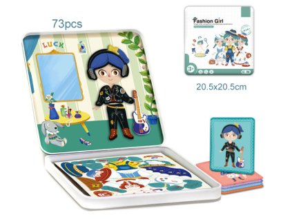 Skládačka Oblékání Dívky MODELKA