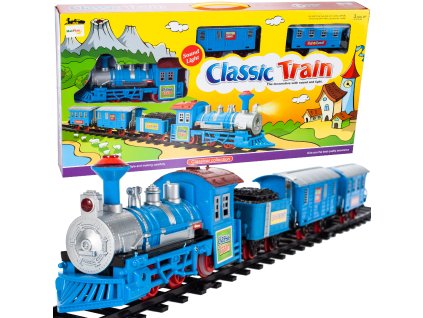 Klasický modrý vlak TOMEK