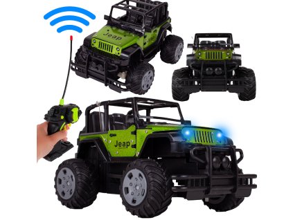 Terénní RC auto 1:20 kovový JEEP