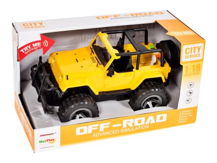 Terénní auto Jeep 1:16