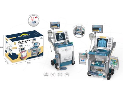 Lékařská sada se zvukem modrá